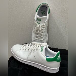 Adidas Originals Stan Smith White Green Mens Casual Sneakers size 6.5